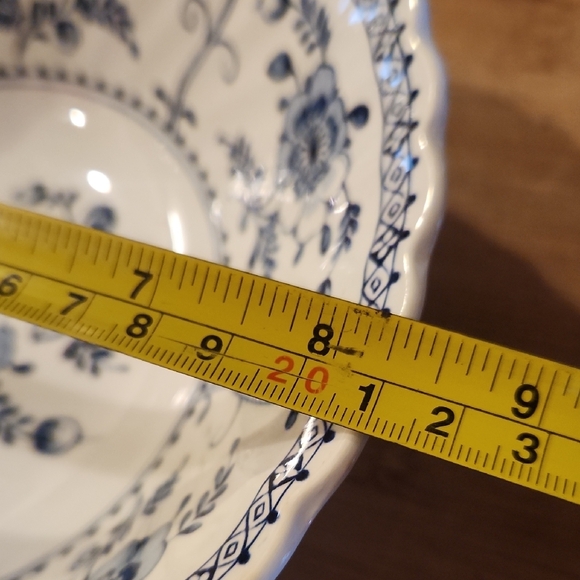 Johnson Brothers Blue Floral INDIES Serveware Bowl - Picture 4 of 5